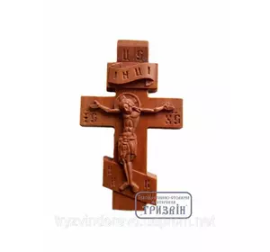 Хрестик дерев'яний натільний 129
