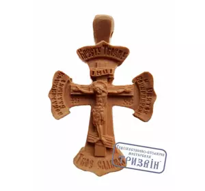 Хрестик дерев'яний натільний 124