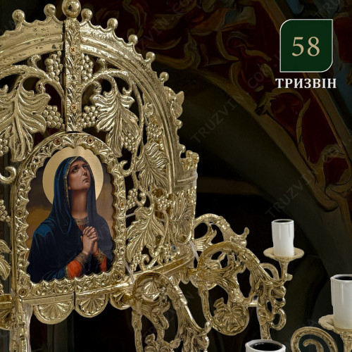 Бра на 6 свічок з іконкою (№58) Бра на 6 свічок з іконкою (№58)