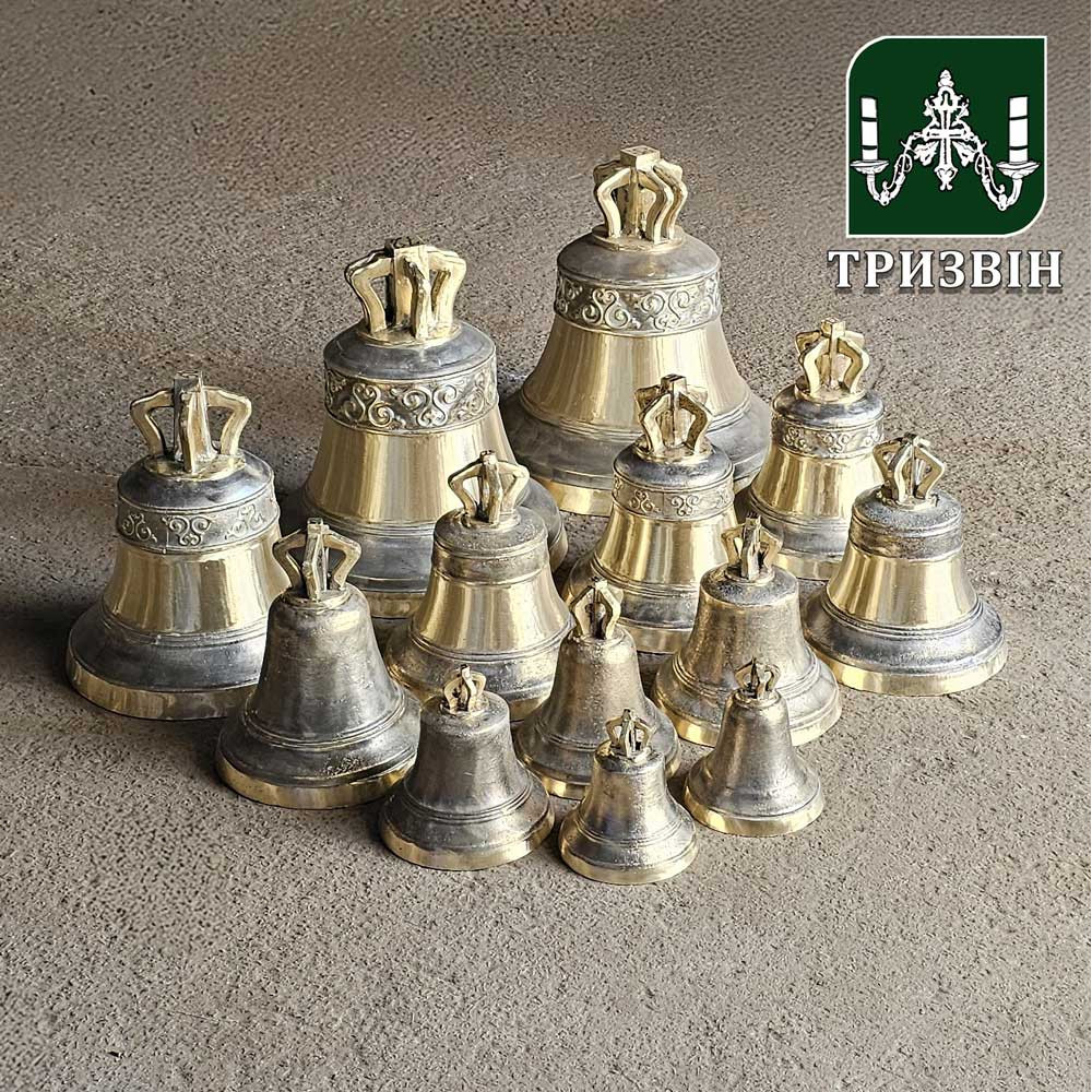 Комплект дзвонів: 6кг, 9кг, 14кг, 18кг, 19кг, 21кг, 25кг, 30кг, 50кг, 70кг, 80кг Комплект дзвонів: 6кг, 9кг, 14кг, 18кг, 19кг, 21кг, 25кг, 30кг, 50кг, 70кг, 80кг