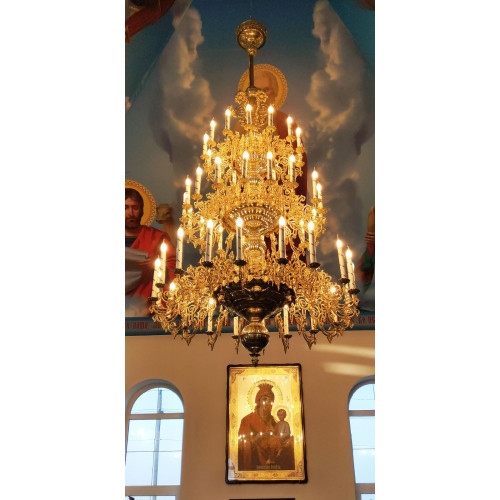 Панікадило 3 яруси, 52 свічки (№34)