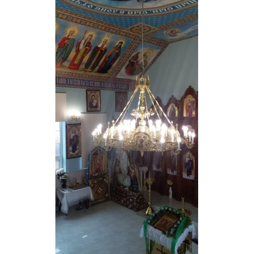 Панікадило з хорсом, 1 ярус 24 свічки (№51) Панікадило з хорсом, 1 ярус 24 свічки (№51)